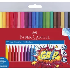 Faber-Castell - Grip, Colour Marker, Set di pennarelli