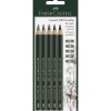 Faber-Castell - 9000 Jumbo, set matite di grafite