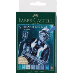 Faber-Castell - Pitt Artist Pen, Set The Blues