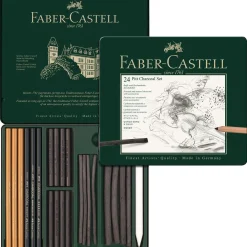 Faber-Castell - Pitt carboncino, set da 24