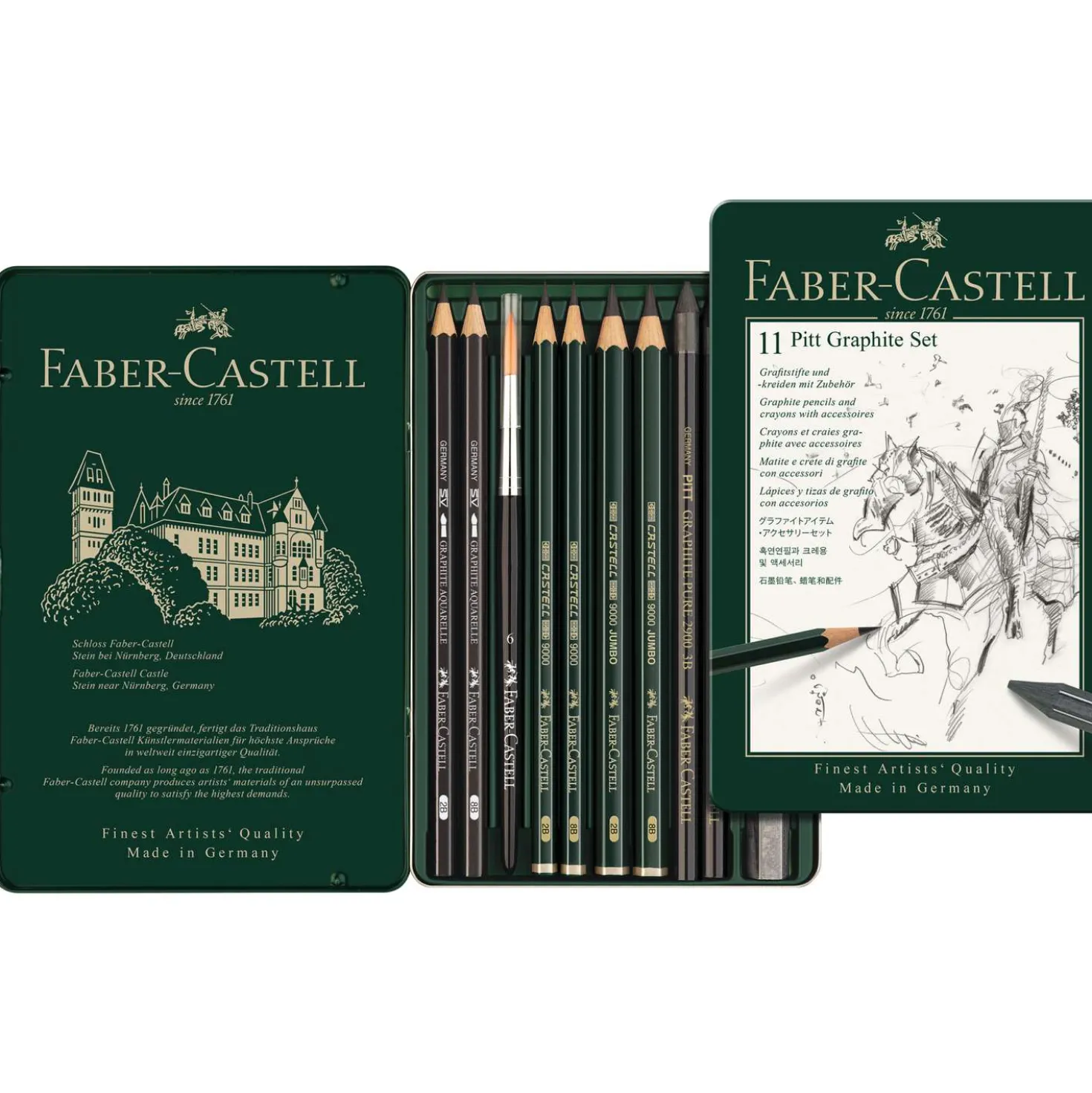 Faber-Castell Pitt set piccolo di matite di grafite