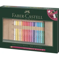 Faber-Castell - Polychromos, Astuccio in rotolo con 30 matite