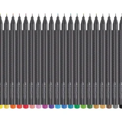 Faber-Castell - Set da 20 Finepen Grip, 0,4 mm