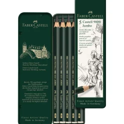 Faber-Castell - Set da 5 matite Jumbo 900