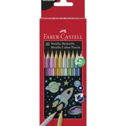 Faber-Castell - Set da 10 matite metallizzate