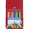 Faber-Castell - Set di matite colorate in astuccio di metallo