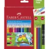 Faber-Castell - Set di matite colorate triangolari