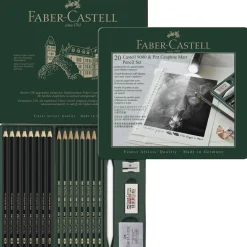 Faber-Castell - Set di Pitt Graphite Matt & Castell 9000