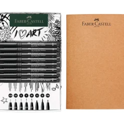 Faber-Castell - Sketch Set con Pitt Artist Pen e quaderno per schizzi