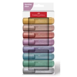 Faber-Castell - TL 46, Set da 8 evidenziatori metallici