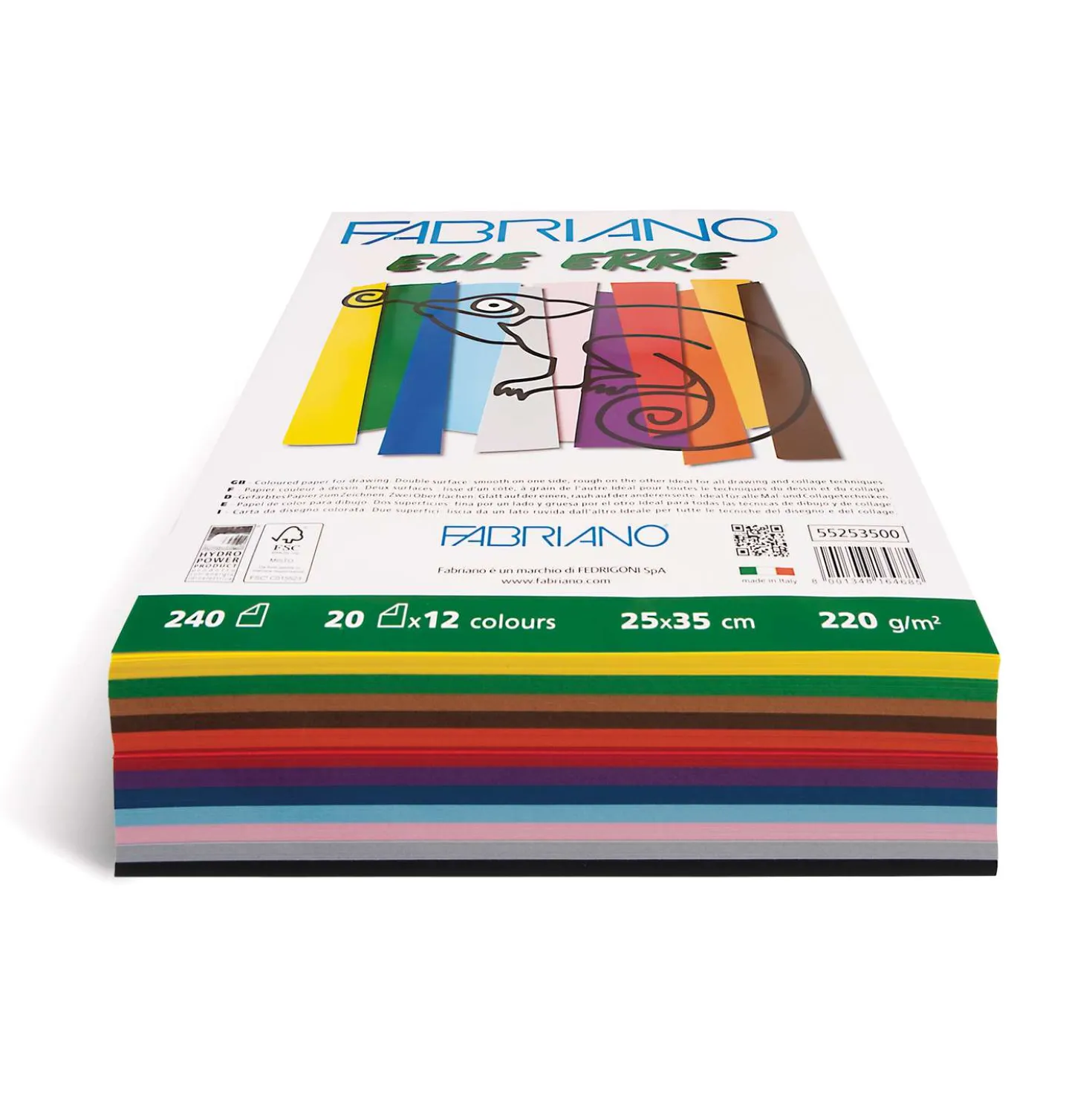 Fabriano - Elle Erre, Maxipack di carta colorata