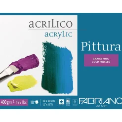 Fabriano - Pittura, Carta per olio e acrilico