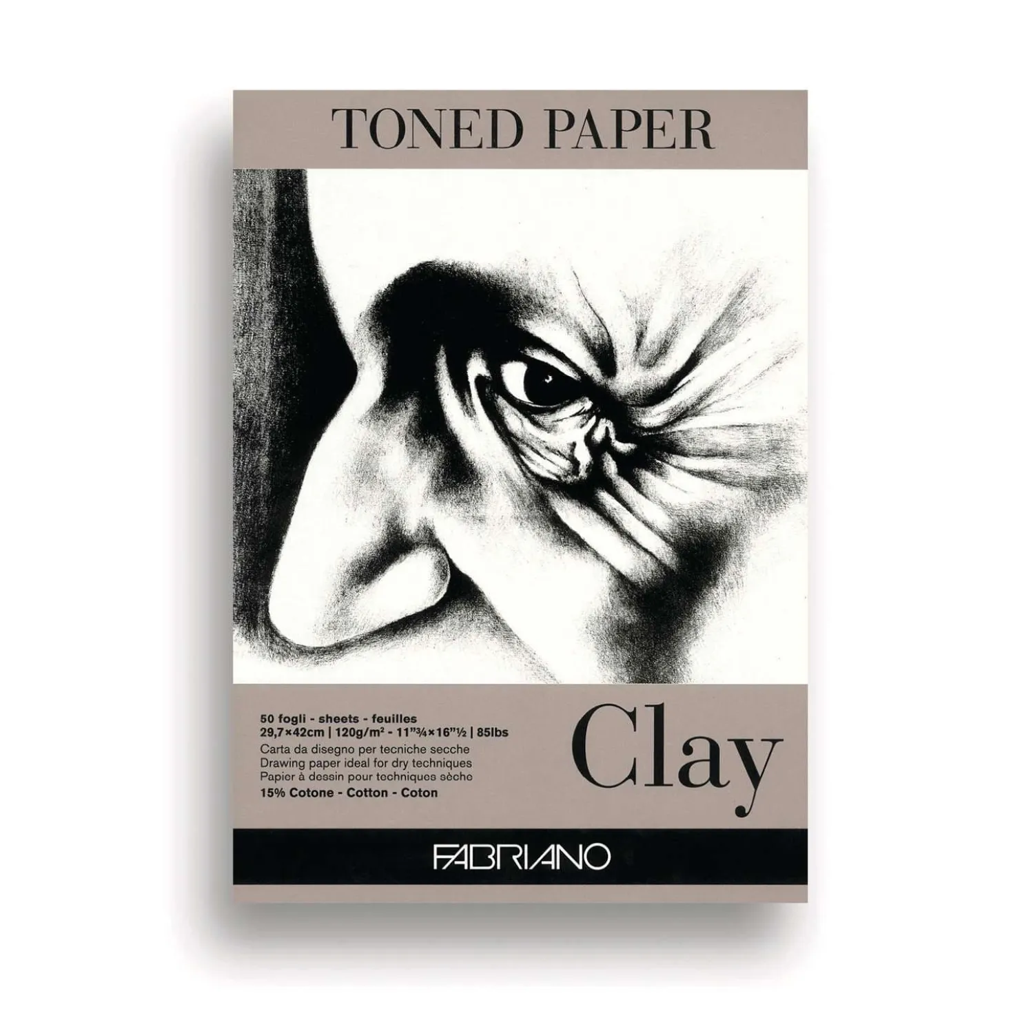 Fabriano - Toned Paper, Blocco da disegno Clay