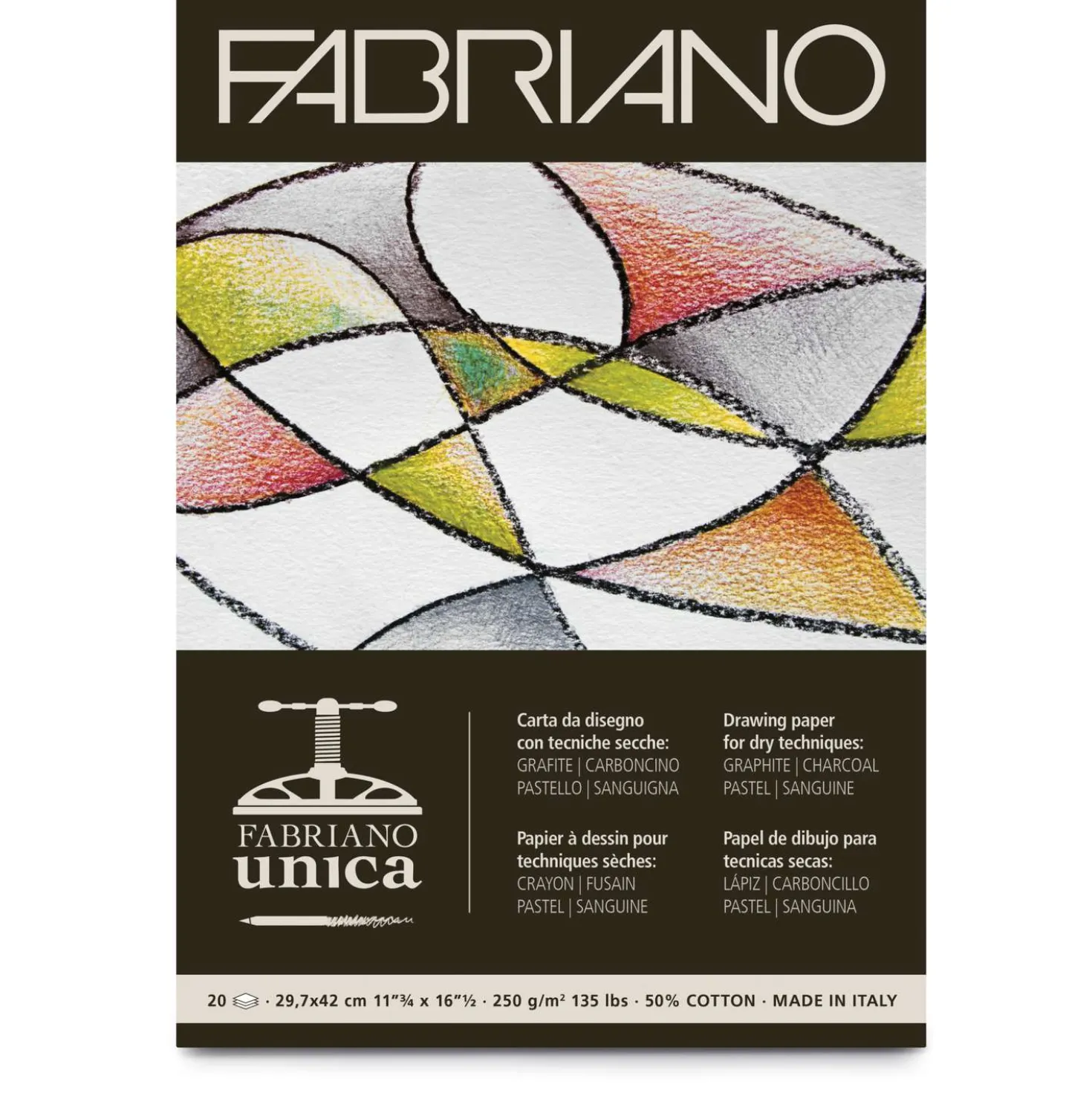Fabriano - Unica, Blocco di carta per stampa