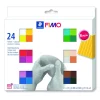 Fimo - Soft, Set Basic da 24 mezzi blocchi