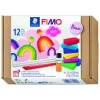 Fimo - Soft, Set Basic da 9 mezzi blocchi
