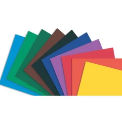 Folia - Assortimento da 50 cartoncini colorati opachi