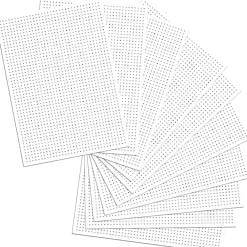 Folia - Fogli di carta perforata per ricamo