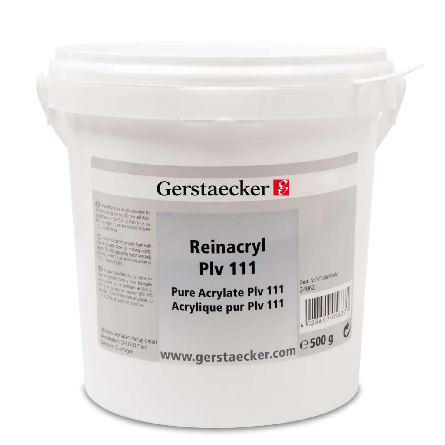 Gerstaecker Acrilico puro Plv 111, legante acrilico
