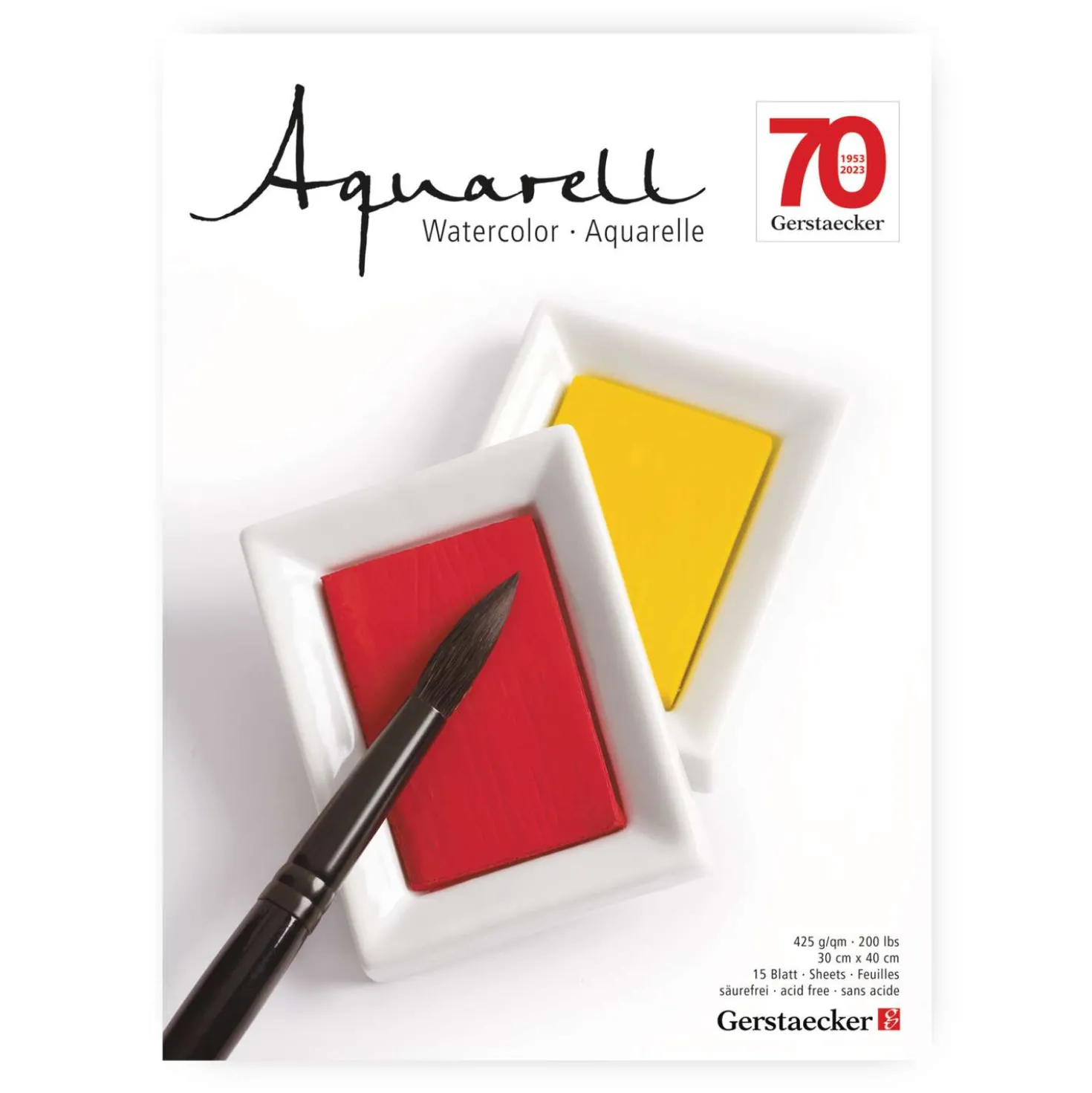 Gerstaecker - Aquarell, Carta per acquerello in edizione anniversario