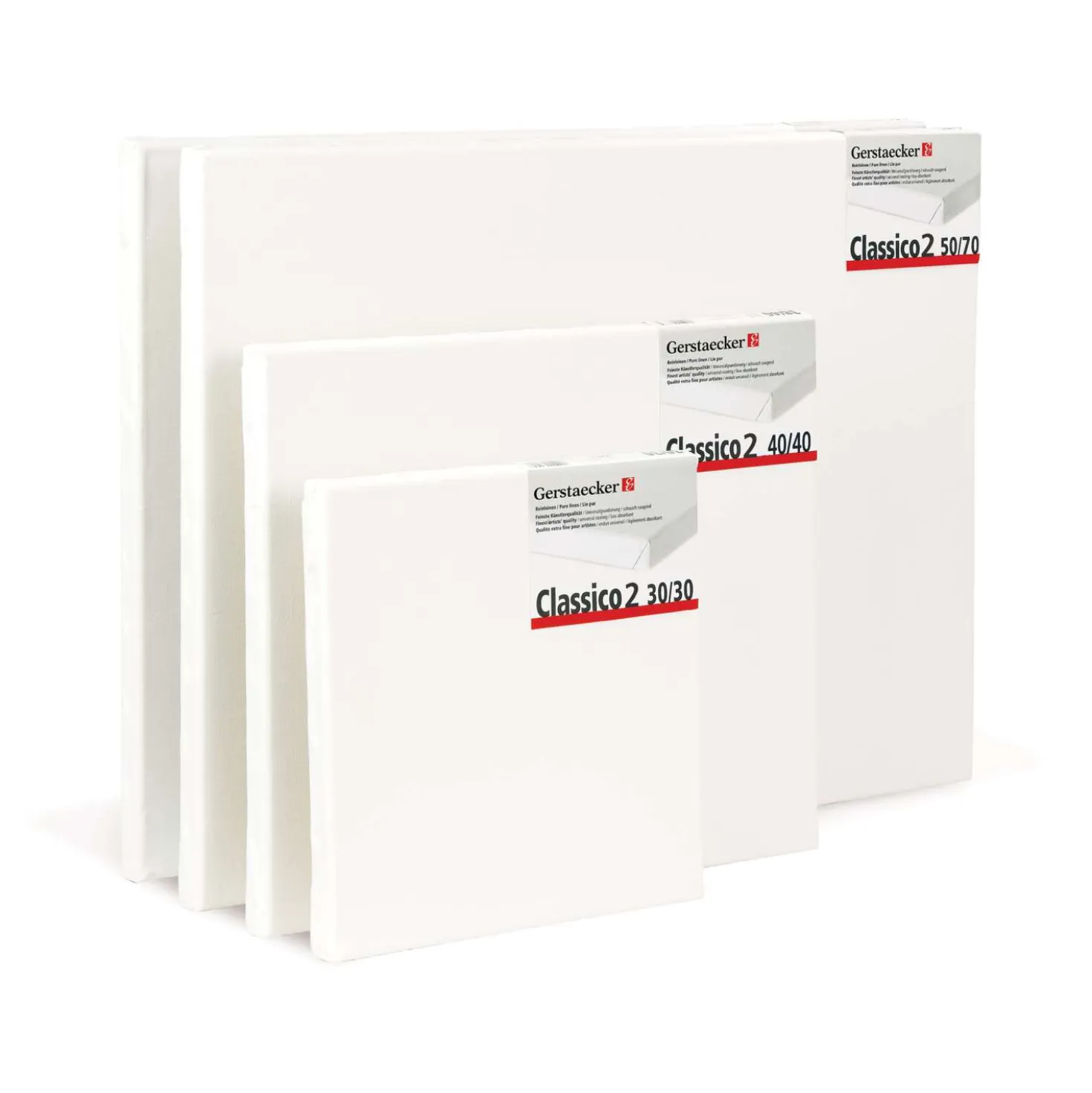 Gerstaecker - Classico 2, Telaio telato in lino 450 g/mq