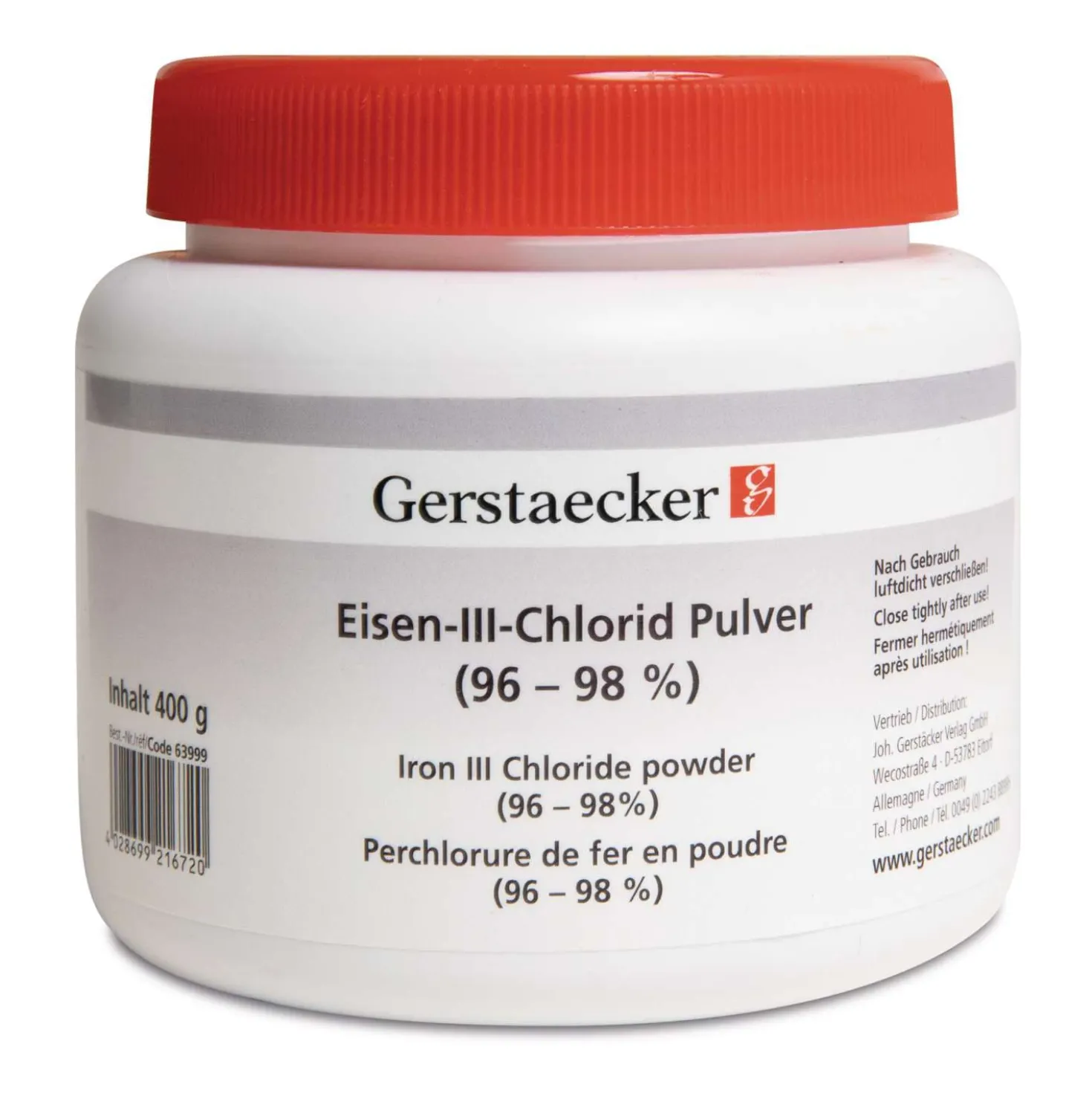Gerstaecker - Cloruro ferrico III in polvere (96 - 98%)