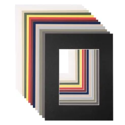 Gerstaecker - Galleria, Passepartout con nucleo bianco