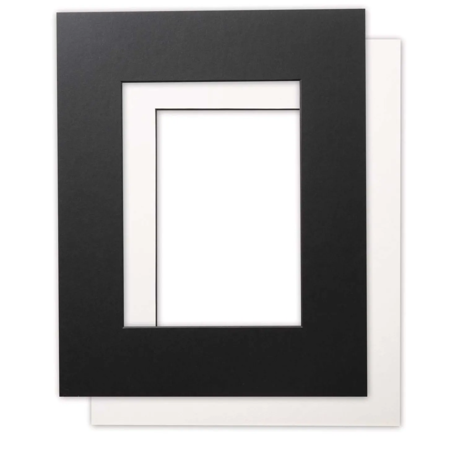 Gerstaecker - Galleria, Passepartout pretagliato con anima nera
