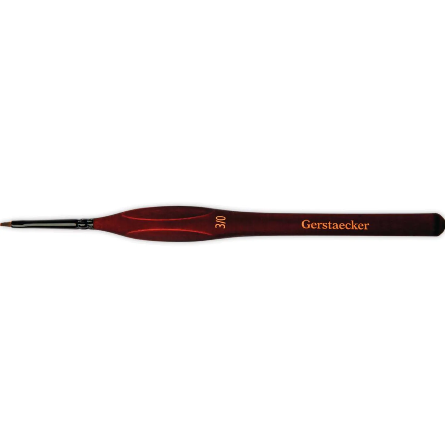 Gerstaecker - Pennello ergonomico per dettagli, piatto