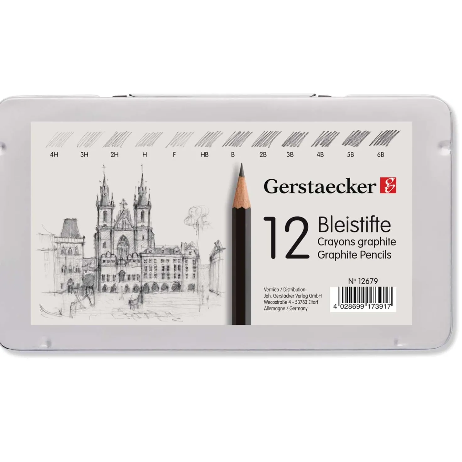 Gerstaecker - Set da 12 matite in grafite