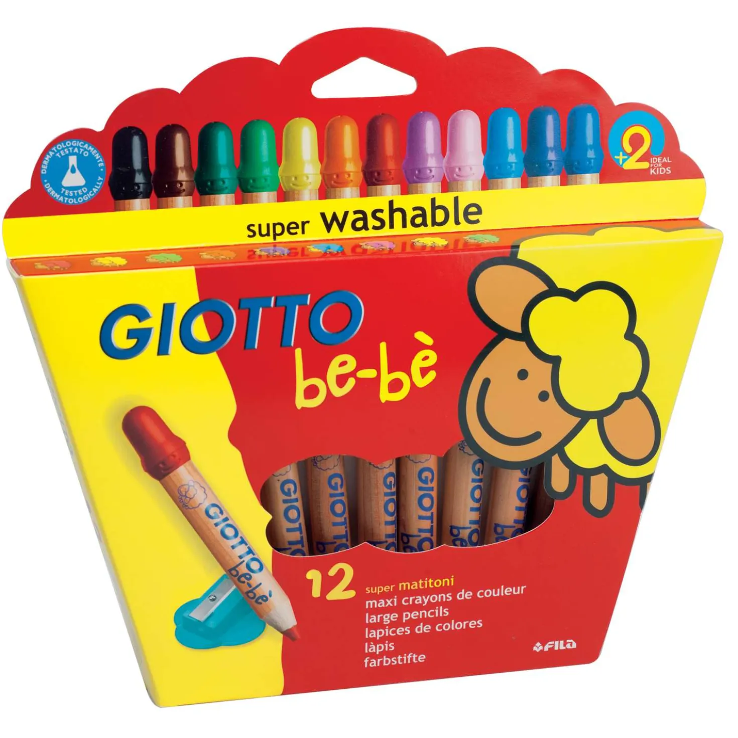 Giotto - Be-bè, Set di matite colorate maxi