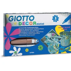 Giotto - Decor Metal, Set di pennarelli multisuperficie