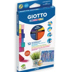 Giotto - Decor Wax, Set di rettangoli di cera multisuperficie