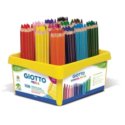 Giotto - Mega, Set di matite colorate per la scuola