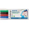 Giotto - Robercolor, Set di marker per lavagna bianca, punta fine