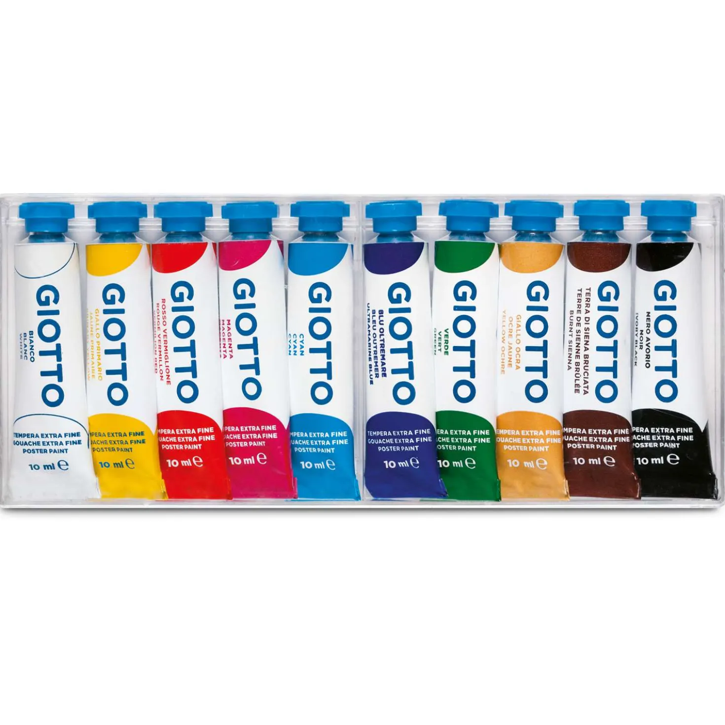 Giotto - Set da 10 colori a tempera extra fini