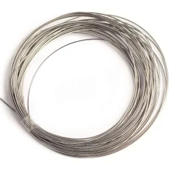Glorex - Filo in acciaio inossidabile platino