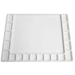 Glorex - Tavolozza rettangolare in plastica