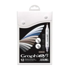 Graph'IT - Set tematici da 12 marker Brush Tip