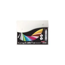 Graph'IT - Set tematici da 24 marker Brush Tip
