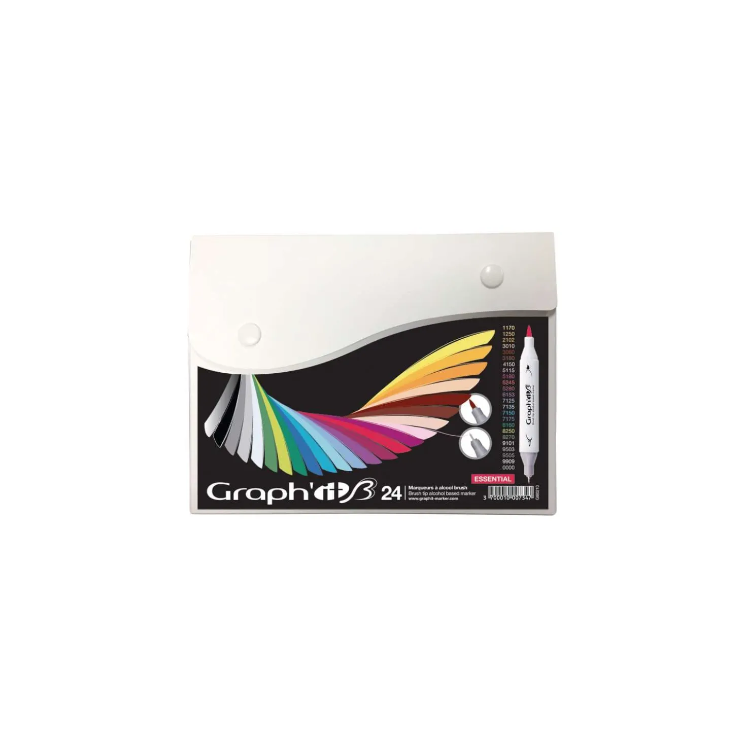 Graph'IT - Set tematici da 24 marker Brush Tip