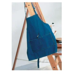 Grembiule in tessuto di jeans