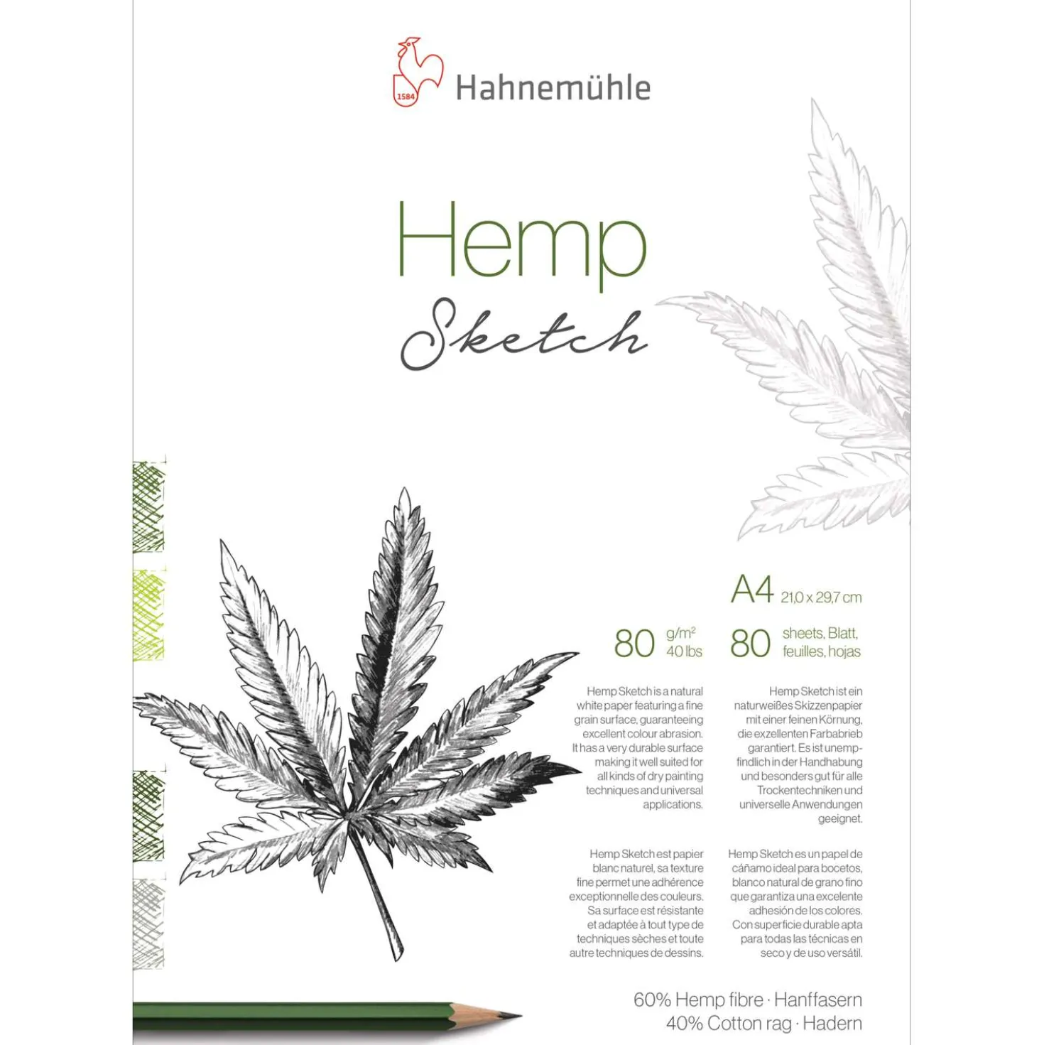 Hahnemühle - Blocco per schizzi Hemp Sketch