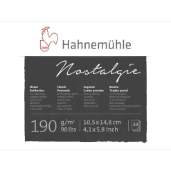 Hahnemühle - Nostalgie, Blocco per schizzi formato cartolina