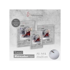 Hahnemühle - Toned Watercolour Block, grigio