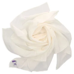 Ideen - Foulard di seta bianco