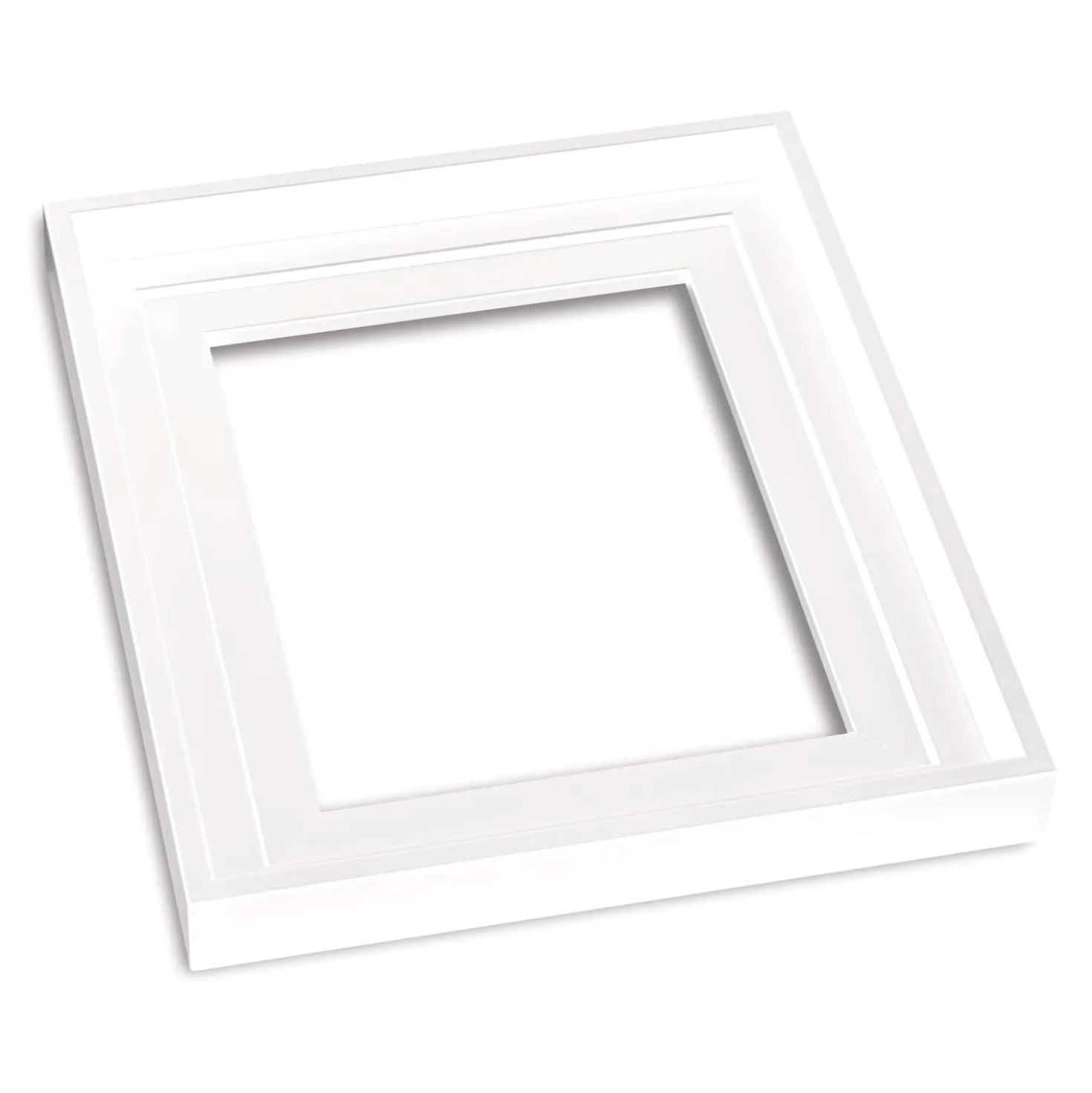 I Love Art - Cornice a cassetta americana, White