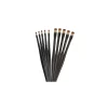 I Love Art - Mungo, set di pennelli per pittura acrilici, piatti 5+5