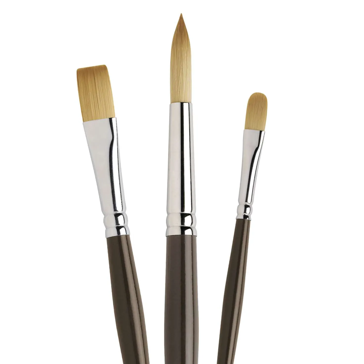 I Love Art - Pennelli per acrilico, set 3 pz.