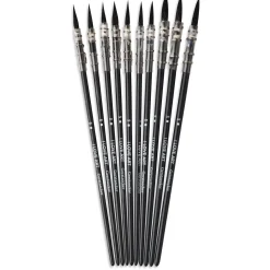I Love Art - Set con 10 pennelli per acquerello
